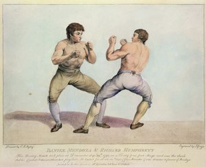 Boxing Match Between Daniel Mendoza and Richard Humphreys, 29th September 1790 by Charles Reuben Ryley