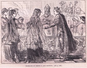 Marriage of Henry I and Matilda AD 1102