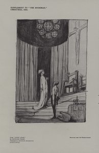 Warwick and the executioner from Saint Joan by Charles Ricketts