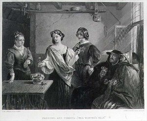 Florizel and Perdita, engraved by Lumb Stocks