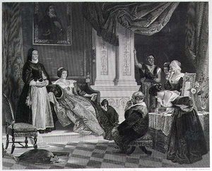 Sancho and the Duchess (engraved by R. Staines)