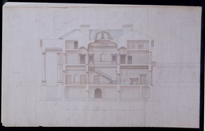 Designs for Lough Crew House, County Meath, Ireland, c.1825 by Charles Robert Cockerell