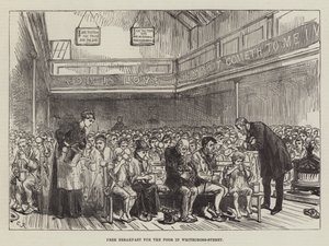 Free Breakfast for the Poor in Whitecross-Street by Sir John Charles Robinson