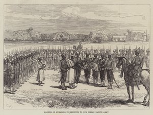 Manner of Swearing in Recruits to Our Indian Native Army by Sir John Charles Robinson