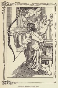 Odysseus drawing the bow by Sir John Charles Robinson