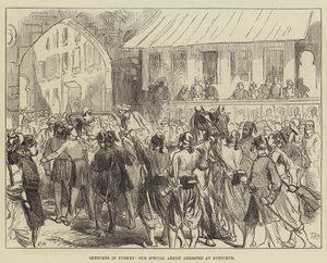 Sketches in Turkey, Our Special Artist arrested at Rustchuck by Sir John Charles Robinson
