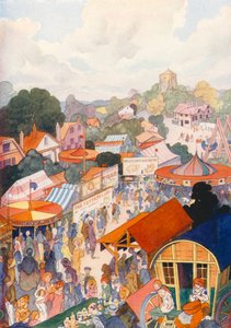The Annual Fair Visits a Country Village