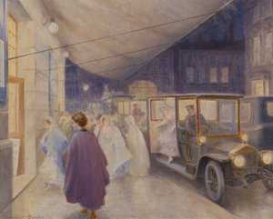 Arrival at the Opera