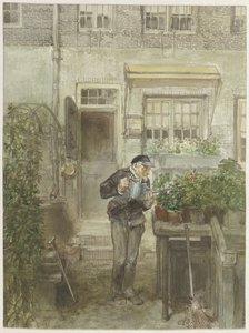 The Flower Lover by Charles Rochussen