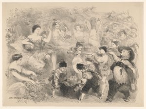 Scene from the Play Puss in Boots