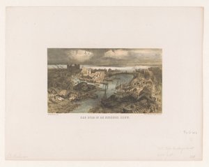 Cityscape (title on object: A City in the Ninth Century) by Charles Rochussen