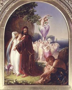 Prospero and Miranda by Charles Rolt