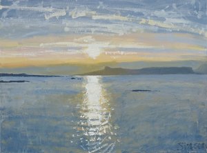 Sunset Sea, 2013 by Charles Simpson