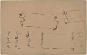 Sketches for a Scroll by Charles Sprague Pearce