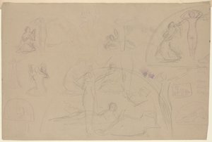 Studies for a Lunette
