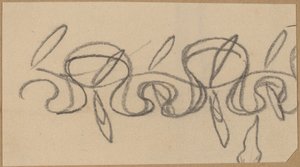 Study for a Border Design by Charles Sprague Pearce