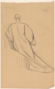 Study of a Figure from Behind by Charles Sprague Pearce