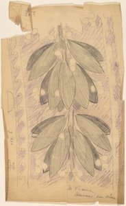 Tracing of a Border Design by Charles Sprague Pearce