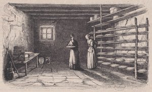 A Cheese Factory, from Magasin Pittoresque, ca. 1852