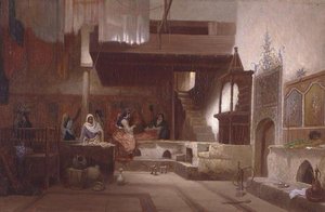 The Hammam by Charles Theodore  Frere