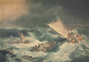 A Shipwreck with Boats Endeavouring to Save the Crew