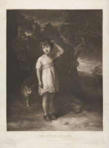 The Little Cottager by Charles Turner
