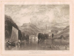 Totnes, on the River Dart by Charles Turner