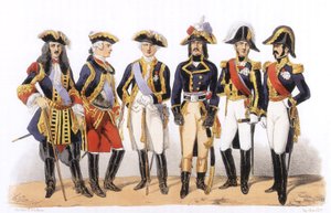 Costumes of the French Army: Military Officers by Charles Vernier