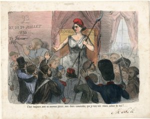 Le Charivari, Satirical in B & W by Charles Vernier