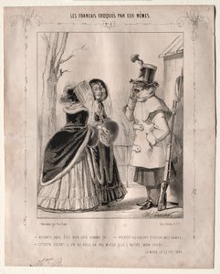 The French Caricatured by Themselves: Viscount, You Are Very Ugly Like That! by Charles Vernier
