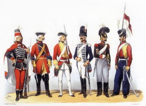 Uniforms of French Army: Foreign Regiments in French Service