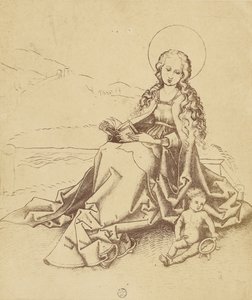 The Holy Virgin with the Child by Charles Von Bouell