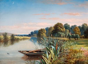 River Scene by Charles Walter Radclyffe