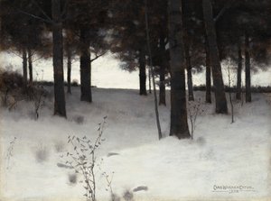 Woods in Winter, 1886 by Charles Warren Eaton