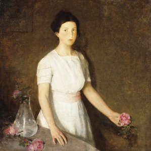 Girl with Red Rose