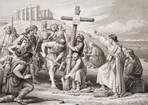 The First Preaching of Christianity in Britain