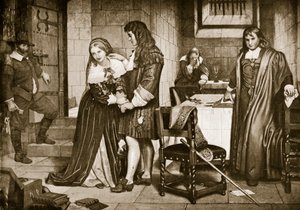 The Parting of Lord and Lady Russell by Charles West Cope