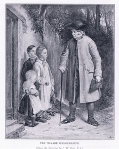 The village schoolmaster, from The Magazine of Art 1893, Cassell and Company