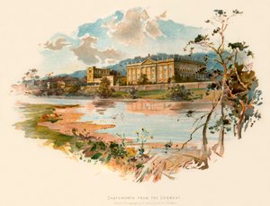 Chatsworth from the Derwent by Charles Wilkinson