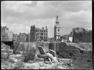 St Mary-le-Bow Church, Cheapside, City and County of the City of London, GLA, 1941-1945