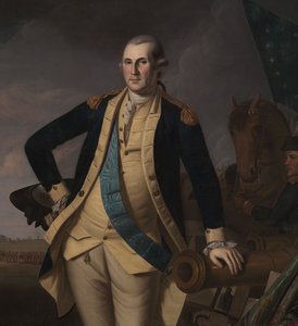 George Washington at the Battle of Princeton by Charles Willson (and workshop) Peale