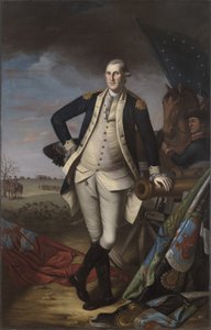 George Washington at the Battle of Princeton, 1781 by Charles Willson Peale