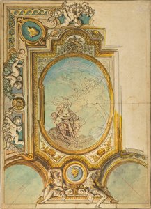 Studies for a Ceiling Decoration with the Apotheosis of Psyche