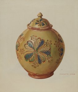 Jar with Cover by Charlotte Angus
