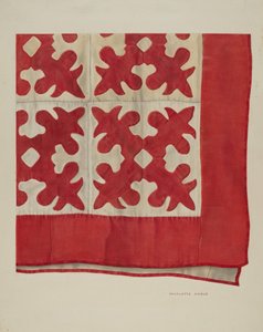Oak Leaf Pattern Quilt by Charlotte Angus