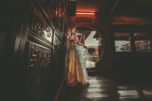 Golden Gown Moon Gate