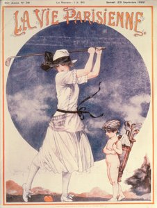 Cover of La Vie Parisienne, Woman Golfing