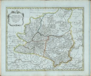 General Map of Vyatka Governorate, 1791 by Chernoi
