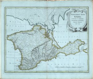 General map of Crimea by Chernoi