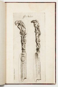 Design for Two Knife Handles by Cherubino Alberti